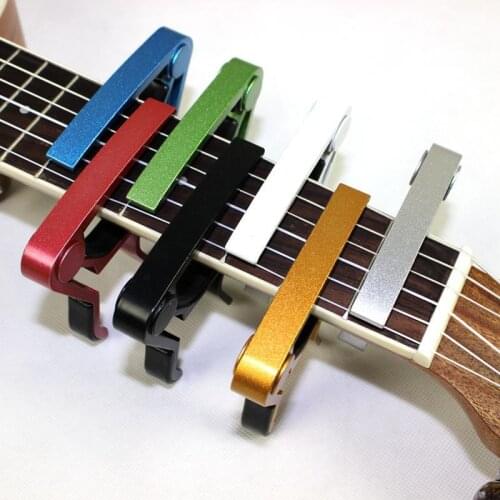 Universal Capo Guitar Accessories Quick Change Clamp Key Aluminium Alloy Metal Acoustic Classic Guitar Capo for Guitar Parts