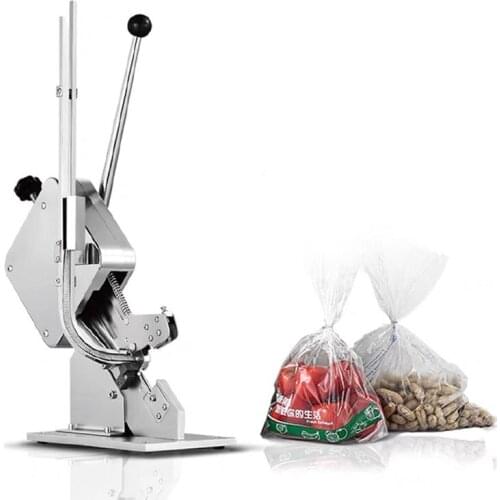 NEW Ham Sausage Dotter Manual Tying Packer Sausage Clipper U-Shape Supermarket Bags Packing Machine Food Sealing Machine