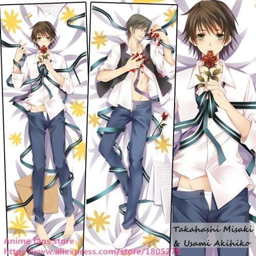 Cute Japanese Anime Pillowcase Junjo Romantica Takahashi Misaki & Usami Akihiko BL decorative Hugging Body Pillow Case