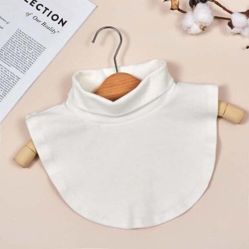 2020 Women Fake Collar Striped Solid Color Detachable Collar Sweater Suits False Blouse Collar Necklace Half Shirt Nep Kraagie