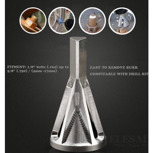 1-2pcs Deburring External Chamfer Tool Stainless Steel Removing Burr Tools Suitable For All kinds of Chuck Drill Dropshipping