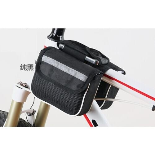2020 Hot! Anti-friction Bicycle Front Saddle Bag Mountain Bike Accessories Support Telephone Velo Top Tube Bag