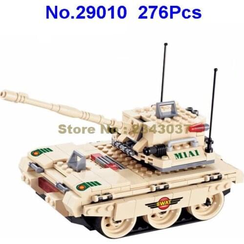 29010 276pcs Century Military Army M1a1 Tiger Tank Building Block Toy