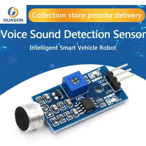 3pin Voice Sound Detection Sensor Module Intelligent Smart Robot Helicopter Airplane Boart Car for arduino Diy Kit