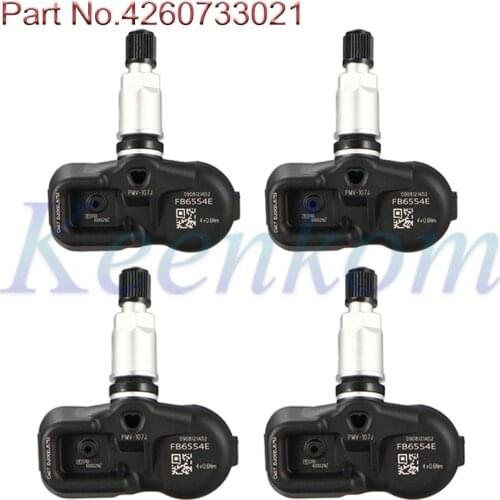 4pcs 4260733021 TPMS Tire Pressure Monitoring Sensor 315Mhz PMV-107J For Toyota 4Runner Camry Corolla 2007-2013 For Scion Lexus
