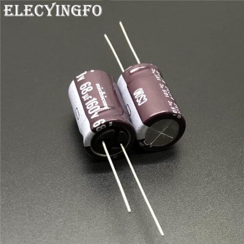 5pcs/50pcs 68uF 160V NICHICON CS Series 12.5x20mm High Ripple Current High Reliability 160V68uF Aluminum Electrolytic capacitor