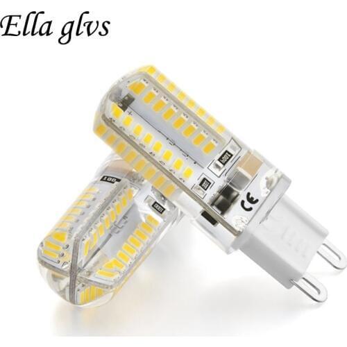 5pcs Led Bulbs G9 64led 3014 SMD AC110V/AC220V LED Bulb Crystal Light Bulbs Crystal Chandelier COB Lighting