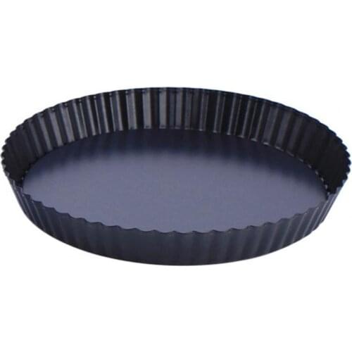 6/8/9 inch Non-Stick Tart Quiche Flan Pan Molds Pie Pizza Cake Round Mould Removable Loose Bottom Fluted Heavy Duty Pie Pan Bake