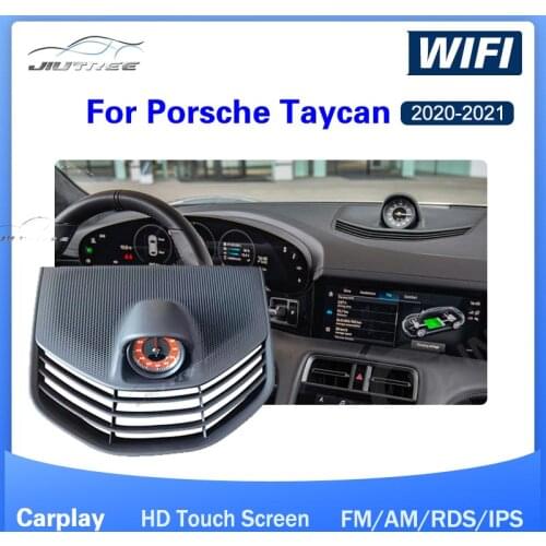 For Porsche Taycan 2020-2021 Car Interior Dashboard Stopwatch Decoration Clock Compass