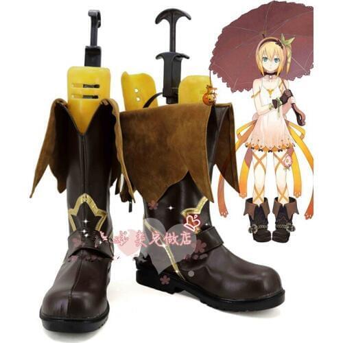 Anime Tales of Zestiria Etona Cosplay Shoes Boots