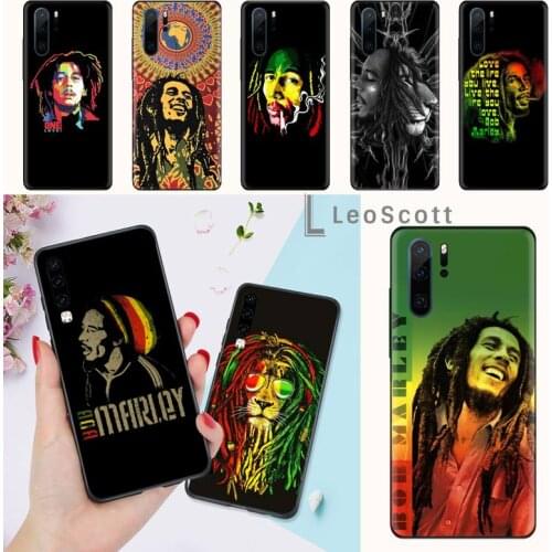 Bob Marley Phone Case For Huawei P9 P10 P20 P30 Pro Lite smart Mate 10 Lite 20 Y5 Y6 Y7 2018 2019