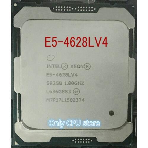 E5-4628LV4 Original Intel Xeon E5-4628L V4 CPU 1.80GHz 14-Core E5 4628L V4 processor