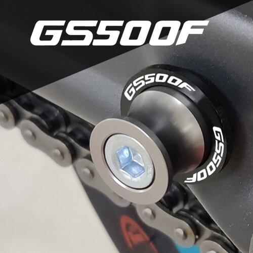 Motorcycle Swingarm Spools Slider For SUZUKI GS500F 2003 2004 2005 2006 2007 2008 2009 M8 Swingarm Stand Screws Slider Protector