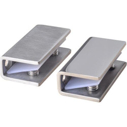 New Stainless Steel 304 Glass Folder Bracket Fixed Sandwich Panel Bathroom Glass Folder Hardware Accessories Send Screws