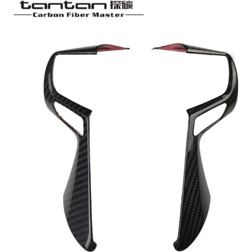 Steering Wheel Trim Tantan Carbon Fiber Applicable For Toyota Alphard/Vellfire Interior Accessories Stickers