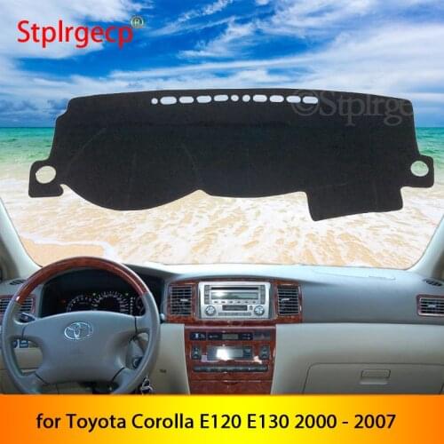 For Toyota Corolla E120 E130 2000~2007 Anti-Slip Mat Dashboard Cover Pad Sunshade Dashmat Car Accessories 2006 2005 2004 2003