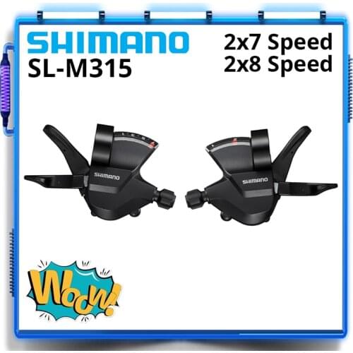 SHIMANO Altus SL-M315 Shifter 3x7 3x8 21 24 Speed MTB Mountain Bike Shift Lever Transmissio M315n Trigger Set