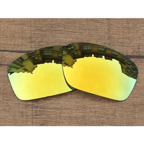 Vonxyz 24K Mirror Polycarbonate Replacement Lenses for-Oakley Scalpel Frame