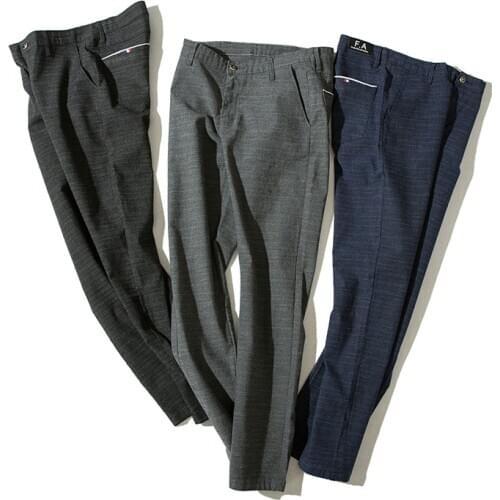 TANGYAXUAN Slim Men's Trousers