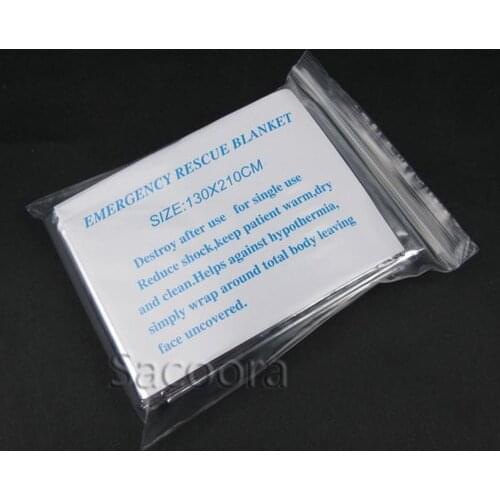 1pcs Waterproof Emergency Survival Foil Thermal First Aid Rescue Blanket