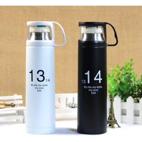 500ML water Bottle Thermos Cup garrafa termica infantil inox caneca Bottle water bottle thermos