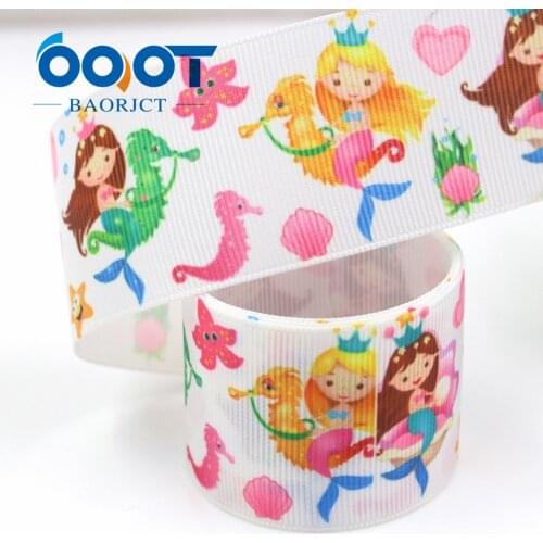 OOOT BAORJCT I-181208-297,38mm 10yards Cartoon Ribbons Thermal transfer Printed grosgrain,Gift wrapping DIY handmade materials