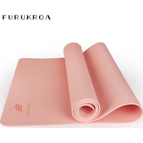 6MM 10MM Thicken TPE Yoga Mat For Women Men Widen Non-slip Fitness Mat For Beginners Sport Gym Exercise Pad Gymnastics Mat X110B