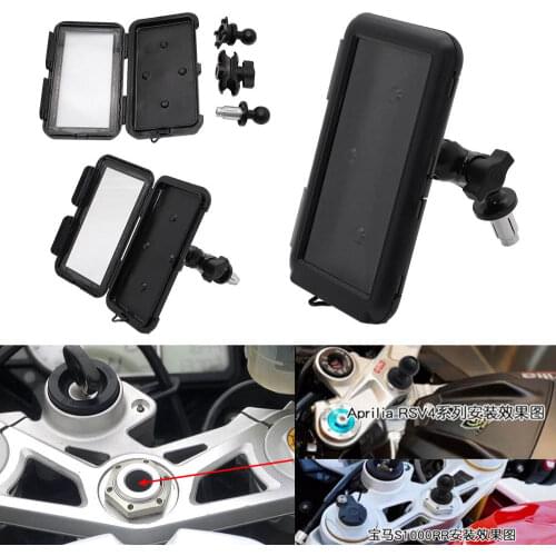 Bicycle Motorcycle Phone Holder telephone Support For YAMAHA YZF R1 2002-2017 R6 2006-2017 Bike Holder Waterproof Cover