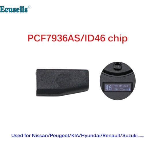 High Quality Aftermarket PCF7936AA PCF7936AS ID46 Car Key Transponder Chip for Nissan/Peugeot/KIA/Hyundai/Renault/Suzuki