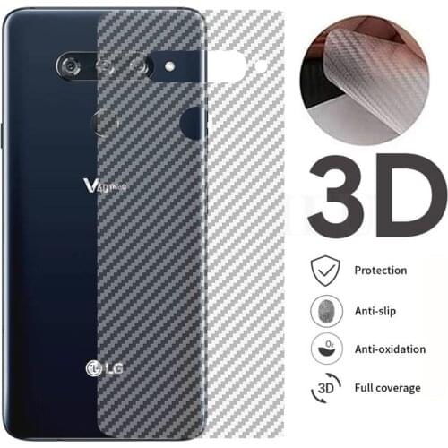 10Pcs/lot 3D Guard Carbon Fiber Screen Protector For LG G7 G8X ThinQ G8 G6 G5 Back Full Cover Film for LG V50 V40 V30 V20 ThinQ