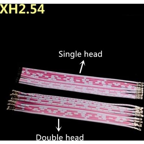 2pcs/lot XH2.54 red and white Electronic cable 12pin long 10/15/20/30cm Single head Double head Wire Harness