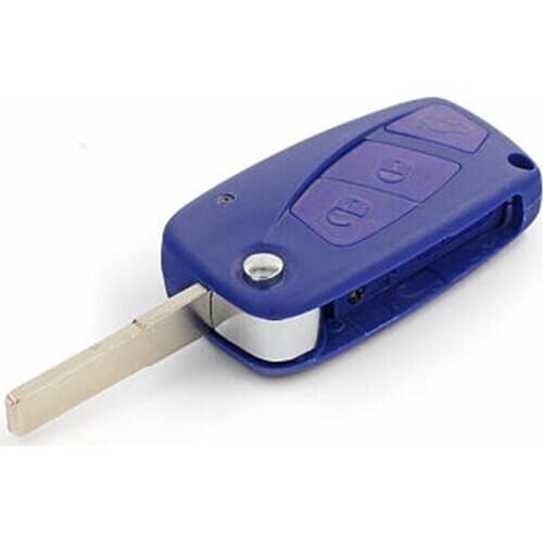 DAKATU 3 Buttons Flip Fold Remote Key Shell For FIAT Punto Ducato Stilo Panda Idea Doblo Bravo Keyless Fob Case Car Alarm Cover