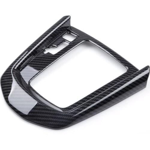 ABS Carbon fiber style Plastic Gear Center Control Shift Panel Sticker Cover Shift Panel For Mazda CX-3 CX 3 2016 2017 2018