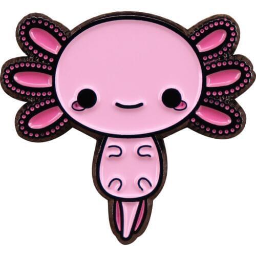 Axolotl Enamel Pin Badge