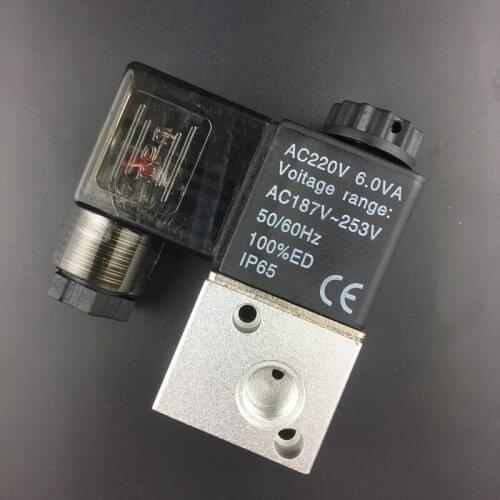 Free shipping 3V1-06 Pneumatic valve solenoid valve air valve 2/3Way AC220V DC24V AV36V AC110V AC380V