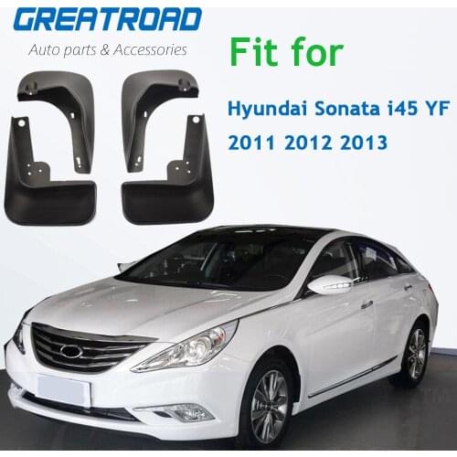 Styled Molded Car Mud Flaps For Hyundai Sonata i45 YF 2011 2012 2013 Mudflaps Splash Guards Flap Mudguards Car Styling