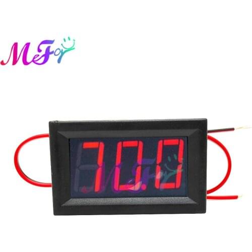 Digital Voltmeter DC 5V to 120V Digital Voltmeter Voltage Panel Meter Red/Blue/Green For 6V 12V Electromobile Motorcycle Car