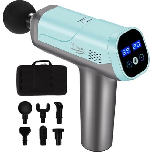 Electric Massage Gun Percussion Muscle Stimulator Deep Tissue Body Relaxation Vibration Gun neck Massagers Weight loss With Bag