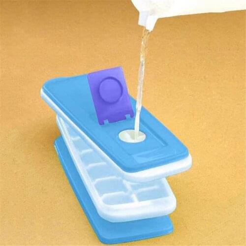 Ice Mold Stackable Ice Cube Tray DIY PP Drinks Mould with Lid Kitchen Bakeware Utensil Kitchen Bar Ice Cube Making Tool