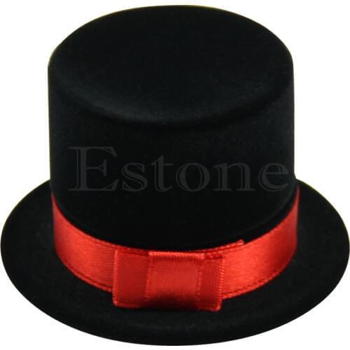 JAVRICK New Cute Straw Hat Velvet Rings Jewelry Box Earring Ear Stud Case Gift Container Carrying Cases For Rings Display Box