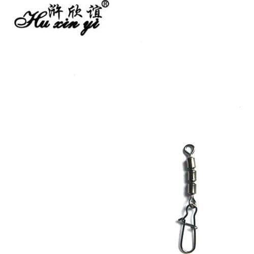 HXY PCS(50 20) SIZE(12#--1#) High speed treble swivels with nice snap fishing tackle fishing hook connector rolling swivel