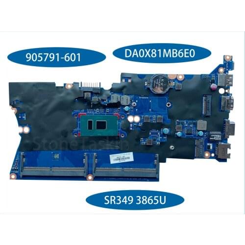 Best Value 905791-601 For HP Probook 430 G4 440 G4 Laptop Motherboard DA0X81MB6E0 SR349 3865U 100% Tested