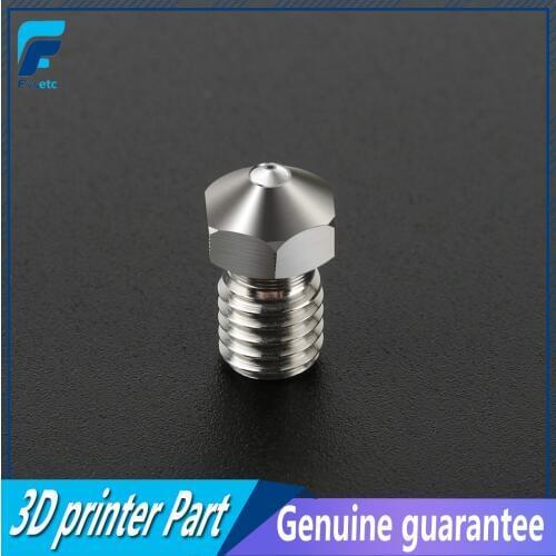 MK8 Nozzle / E3D Sapphire / Ruby Nozzle V6 Titanium Alloy High Temperature 1.75mm Nozzles 0.4mm For PETG ABS PET PEEK NYLON