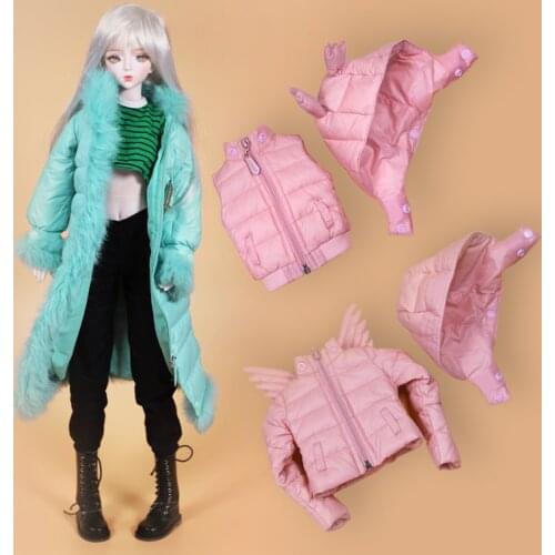 Outfits for 1/3 BJD winter coat Down Jacket suit for anime girls SD DBS Dream Fairy doll