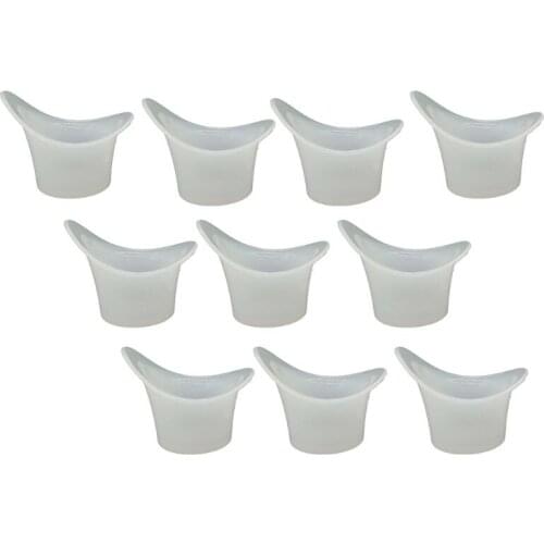 2021 New 10pcs Eyewash Cup Silicone Resuable Soft Eye Bath Cup Eye Wash Cup