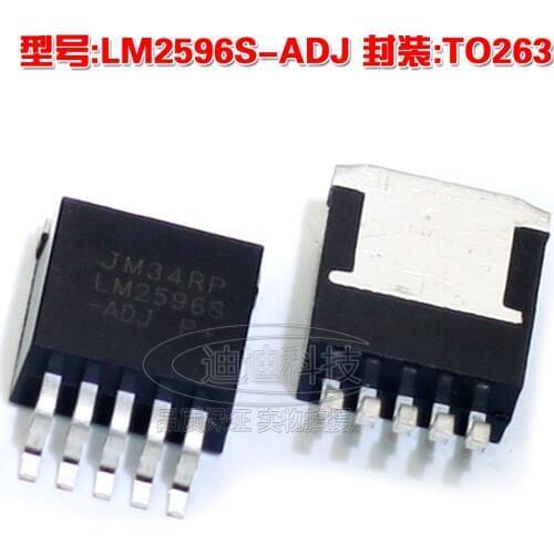 New LM2596S-ADJ TO-263-5 Five-Terminal Regulator LM2596S TO263 Transistor