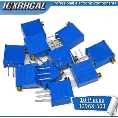 10pcs 3296X-1-503LF 3296X 50K ohm 503 3296X-1-503 3296X-503 X503 Trimpot Trimmer Potentiometer