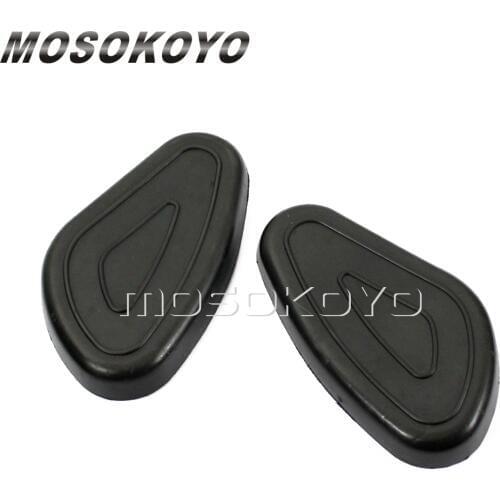 1 Pair Ural Sidecar Retro Motorcycle Rubber Gas Fuel Tanks Traction Side Cover Pads For BMW Zundapp DS DBK K750 M72 R66