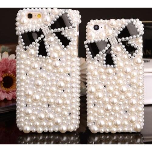 Luxury Pearl Phone Case For Iphone 11 Case Hard Transparent Funda On Iphone 12 Pro Max Mini 7 8 XR SE 2020 XS X 6 6s Plus Cover