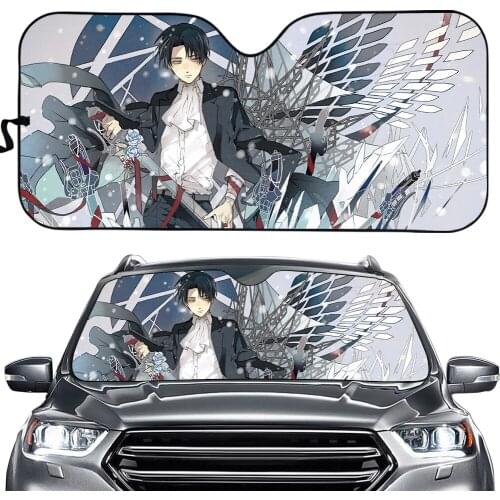 Attack On Titan Windshield Sun Shade for Car SUV Trunk Accessories Sunshade Protector Front Window Shield Cover for Women Men